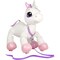 Mighty Mojo Peppy Pets Walking Unicorn White No Batteries Required Bouncing Pet Interactive